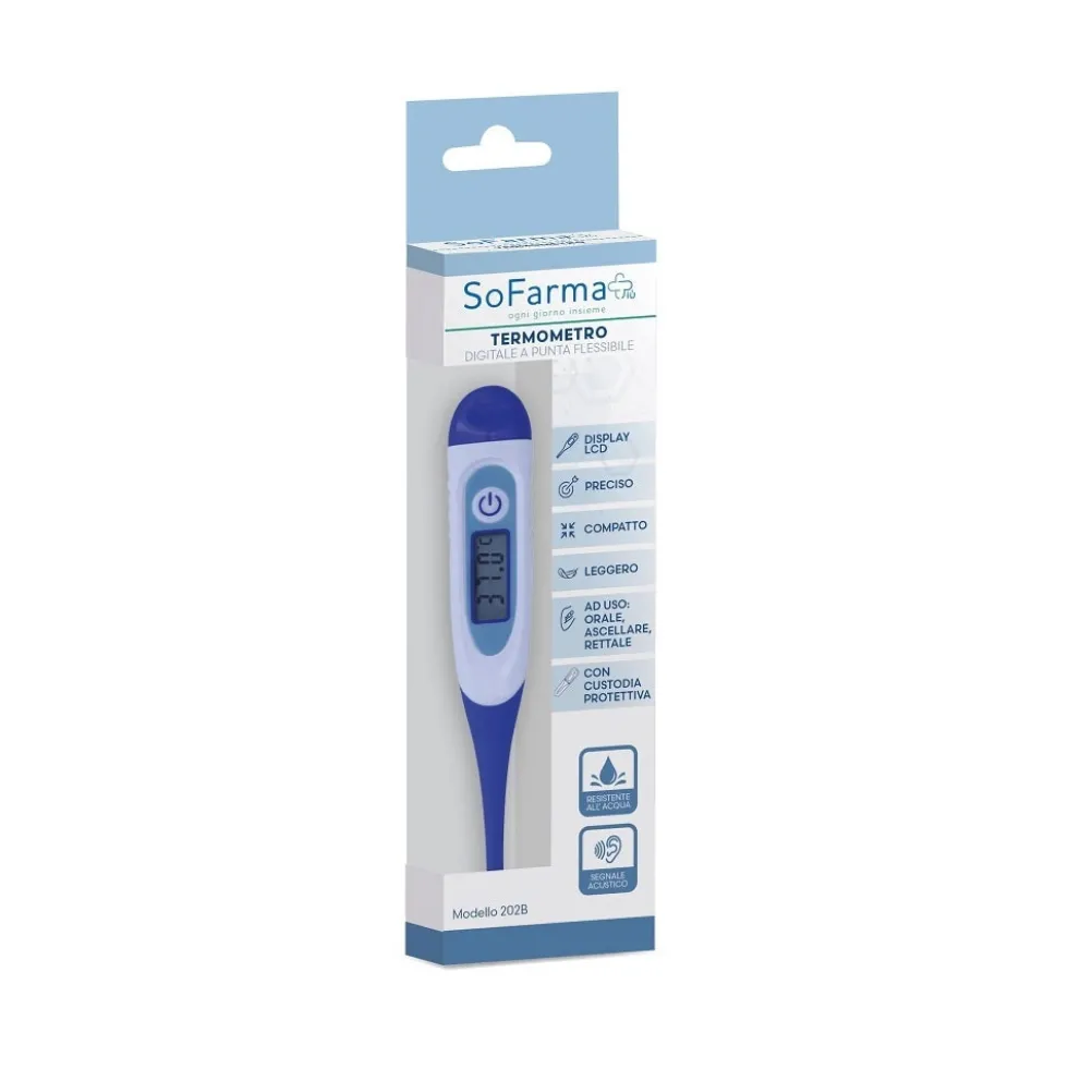 SoFarmaPiù Termometro Digitale Fless, 1 Pezzo