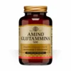 Solgar Amino Glutammina 500 - Integratore di L-glutammina per i muscoli, 50 capsule vegetali