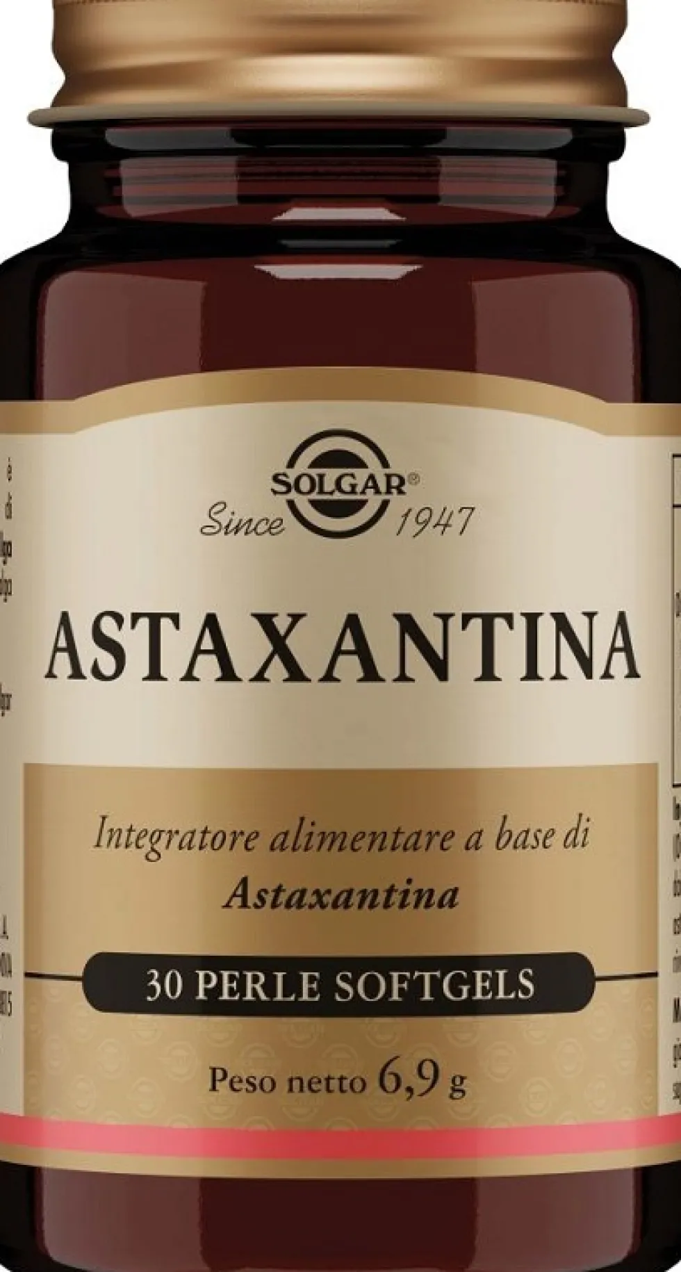 Solgar Astaxantina - Integratore alimentare ad azione antiossidante, 30 perle softgel