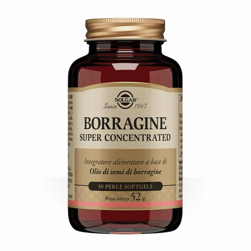 Solgar Borragine Super Concentrata - Integratore per la pelle e le articolazioni, 30 perle