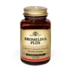 Solgar Bromelina Plus - Integratore alimentare per la digestione e il drenaggio, 60 capsule vegetali