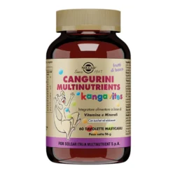 Solgar Cangurini Integratore Alimentare Frutti Bosco, 60 Tavolette Masticabili