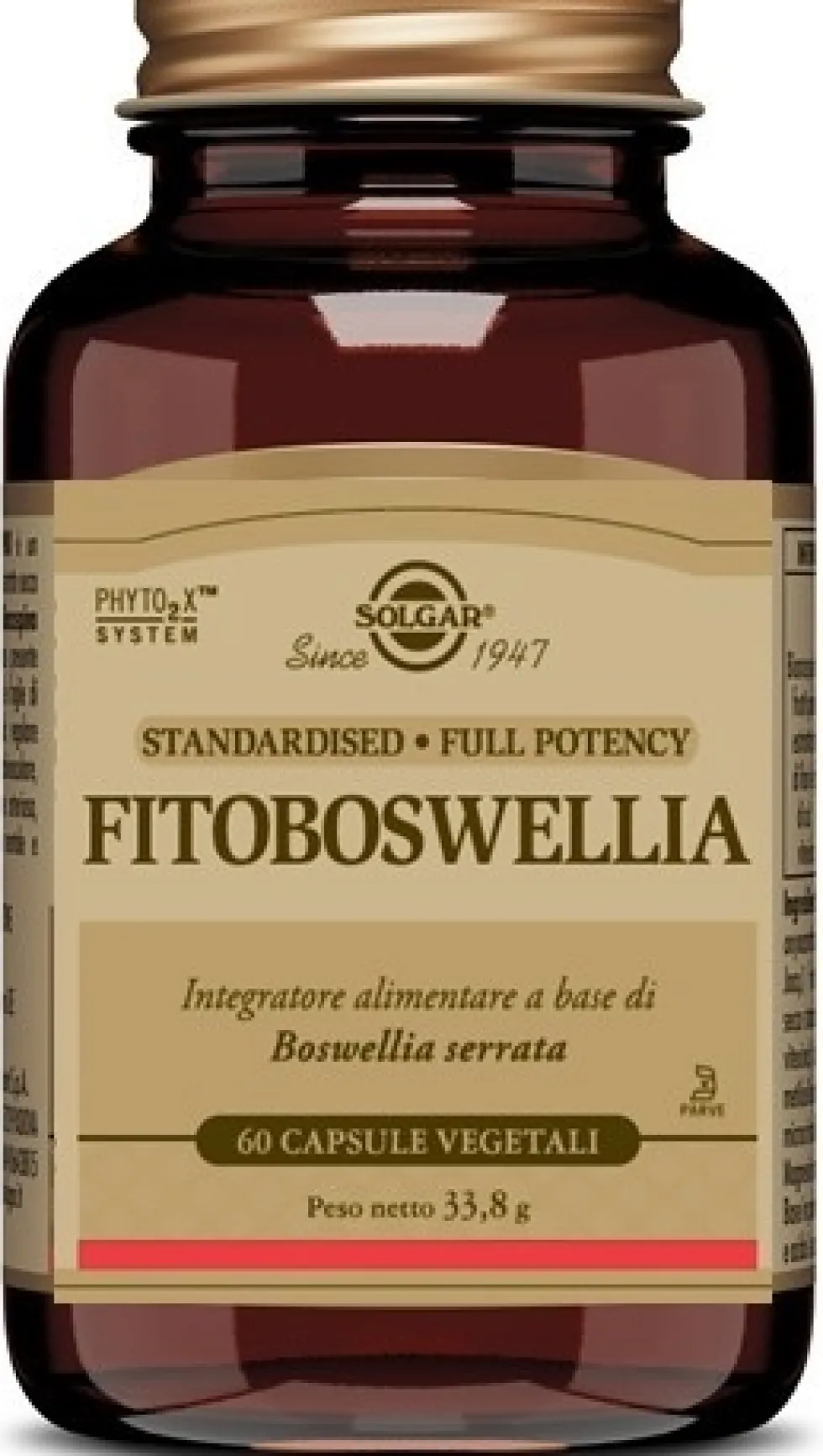 Solgar Fitoboswellia - Integratore Fitoboswellia per digestione e articolazioni, 60 capsule vegetali