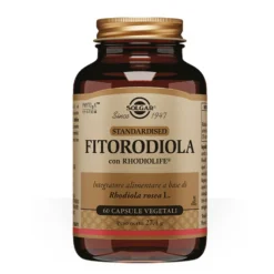 Solgar Fitorodiola - Integratore alimentare per la stanchezza e il tono dell'umore, 60 capsule