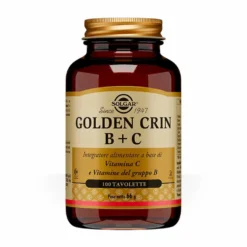Solgar Golden Crin B+C - Integratore per la stanchezza e l'affaticamento, 100 tavolette