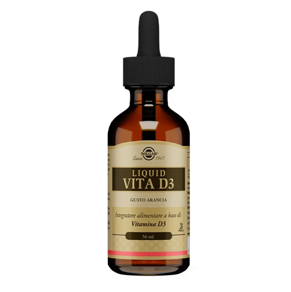 Solgar Liquid Vita D3 Integratore Alimentare, 56 ml