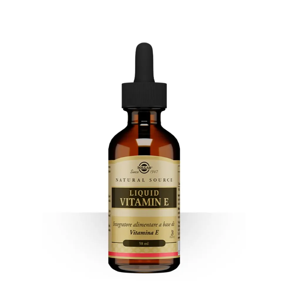 Solgar Liquid Vitamin E Integratore Alimentare in Gocce, 58ml
