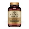 Solgar Natural Vita D3 - Integratore di vitamina D3 per le ossa e il sistema immunitario, 100 perle