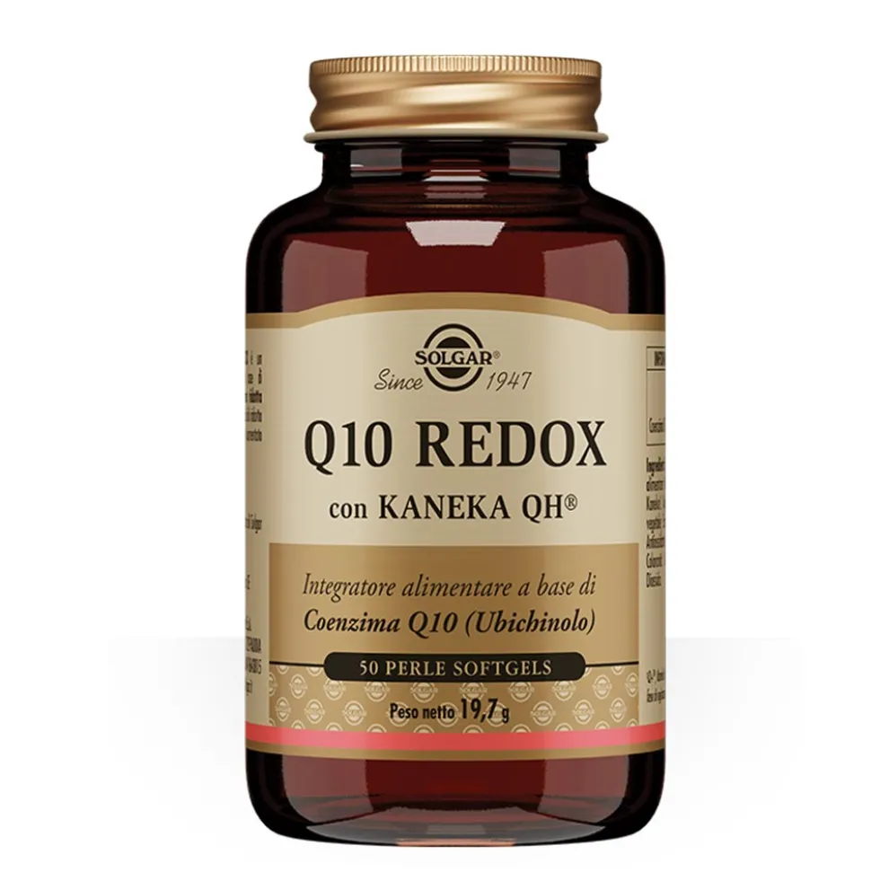 Solgar Q10 Redox Integratore Alimentare Energetico, 50 Perle