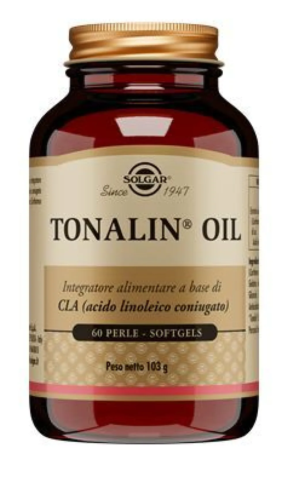 Solgar Tonalin Oil Integratore Acido Linoleico da Semi di Cartamo, 60 Perle