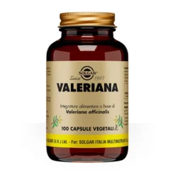 Solgar Valeriana - Integratore alimentare per il rilassamento e il sonno, 100 capsule vegetali