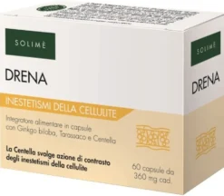 Solimè Drena - Integratore alimentare drenante per gli inestetismi della cellulite, 60 capsule