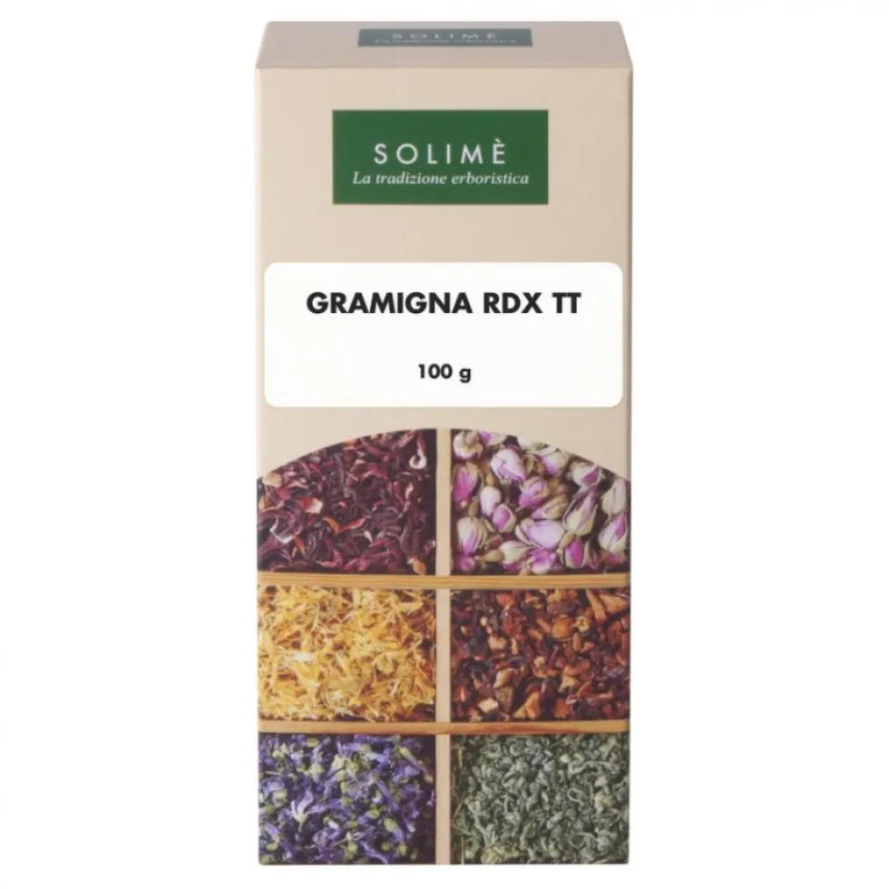 Solimè Gramigna rx tt 100g - Tisana di radice per il riequilibrio dell'organismo, 100 g