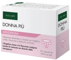 Solimè integratore Donna Più - Integratore per il benessere in menopausa, 60 capsule
