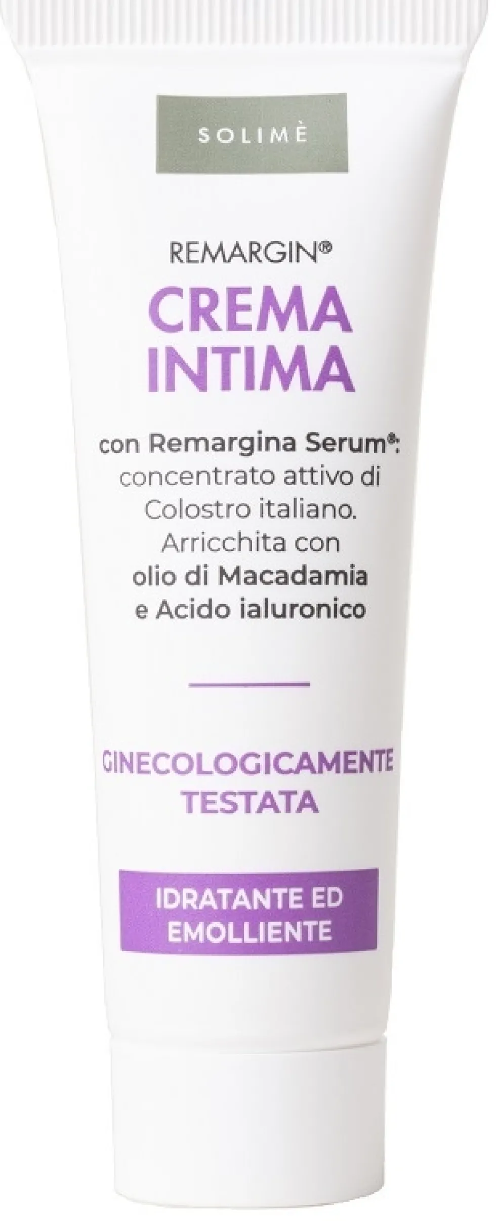 Solimè Remargin - Solimè crema intima emolliente per la secchezza vaginale, 30 ml