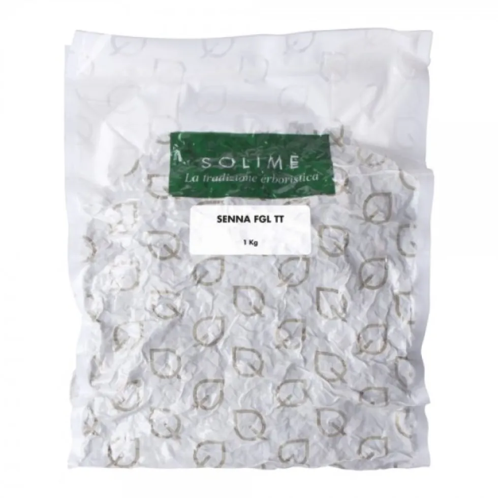 Solimè Senna fgl tt 1kg - Tisana in foglie per la regolarità intestinale, busta da 1 kg