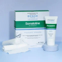 Somatoline Bende Drenanti - Trattamento urto riducente per il drenaggio dei liquidi, 2 bende
