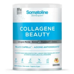 Somatoline Collagene Beauty Tropical Integratore in polvere per la pelle e i capelli, 198 g