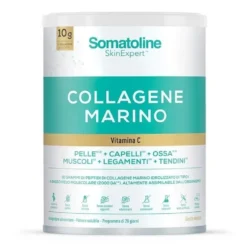 Somatoline Collagene Marino Integratore per la pelle e le cartilagini con vitamina C, 278 g
