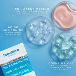 Somatoline Complesso Anti Age 3in1 Integratore per la pelle capelli e articolazioni, 45 compresse