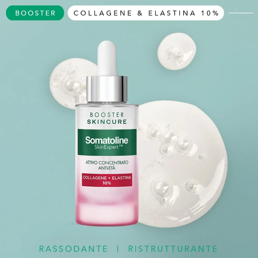 Somatoline Cosmetic Viso - Skincure Booster Collagene + Elastina, 30ml