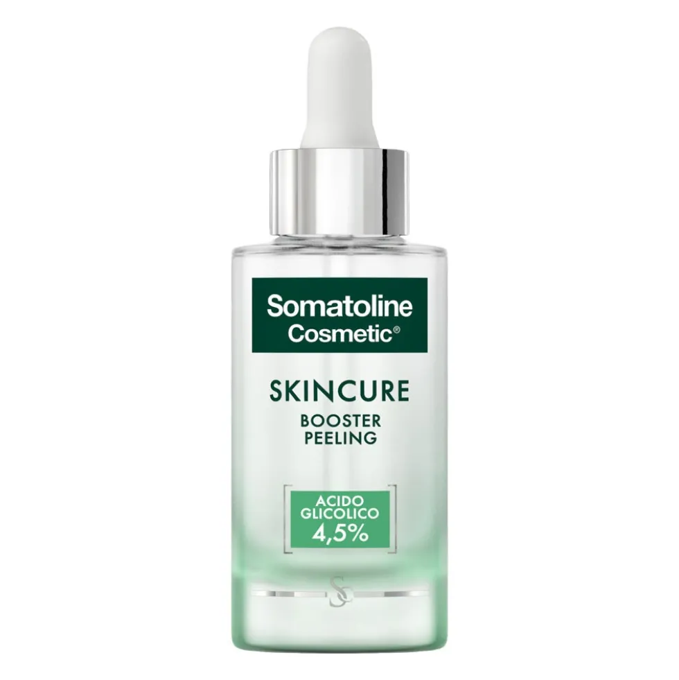 Somatoline Cosmetic Viso - Skincure Booster Peeling con Acido Glicolico, 30ml