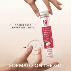 Somatoline HyDrop Electrolyte Integratore per l'idratazione gusto frutti rossi, 20 compresse
