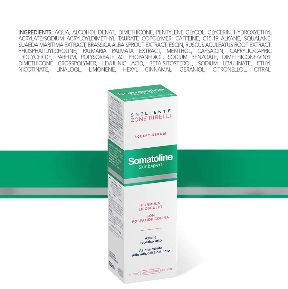 Somatoline Skin Expert Corpo - Snellente Zone Ribelli Sculpt-Serum, 100ml