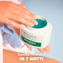Somatoline SkinExpert Snellente 7 Notti Gel Fresco - Gel ad azione snellente e drenante, 400 ml