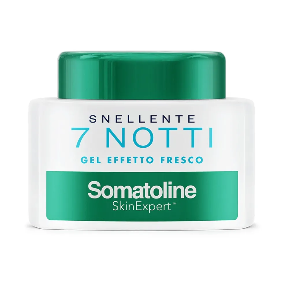 Somatoline SkinExpert Snellente 7 Notti Gel Fresco - Gel ad azione snellente e drenante, 400 ml