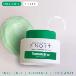 Somatoline SkinExpert Snellente 7 Notti Effetto Caldo - Crema snellente per il corpo, 250 ml