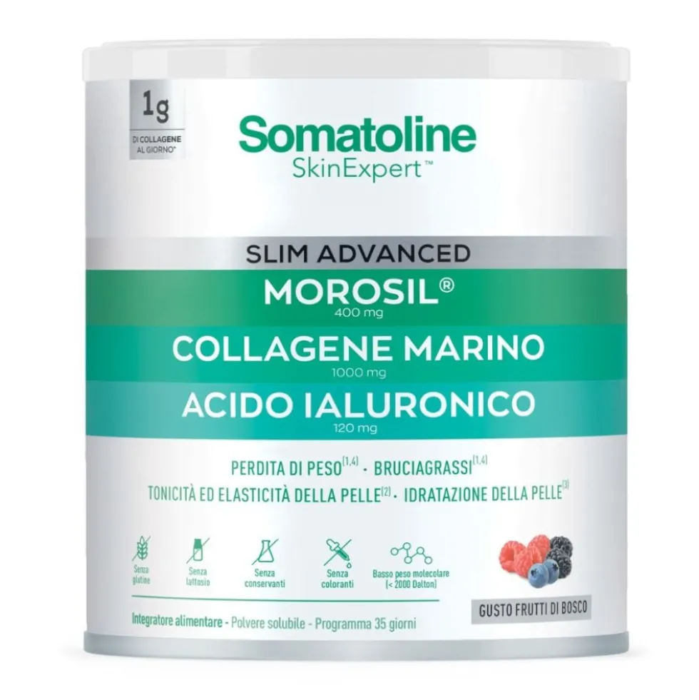 Somatoline Slim Advanced Integratore in polvere snellente e tonificante, 275 g