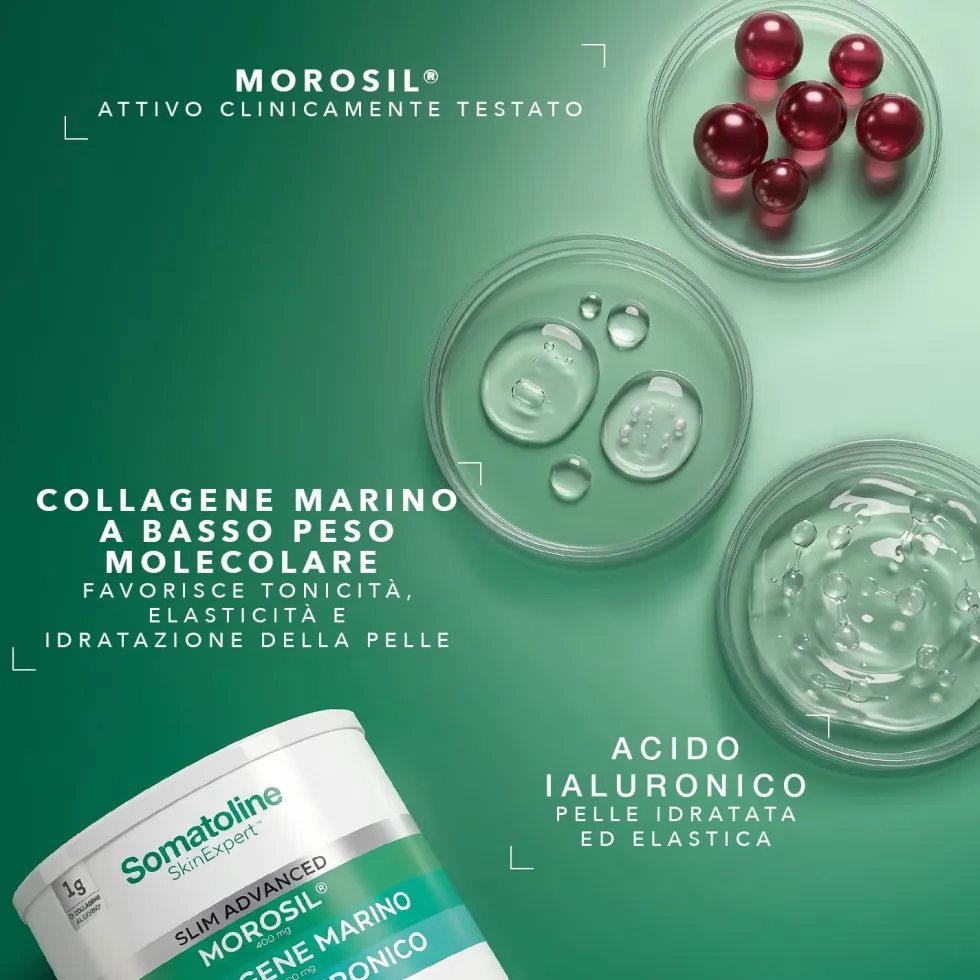 Somatoline Slim Advanced Integratore in polvere snellente e tonificante, 275 g