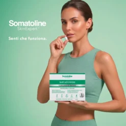 Somatoline Slim Advanced Integratore alimentare snellente e drenante, 120 compresse