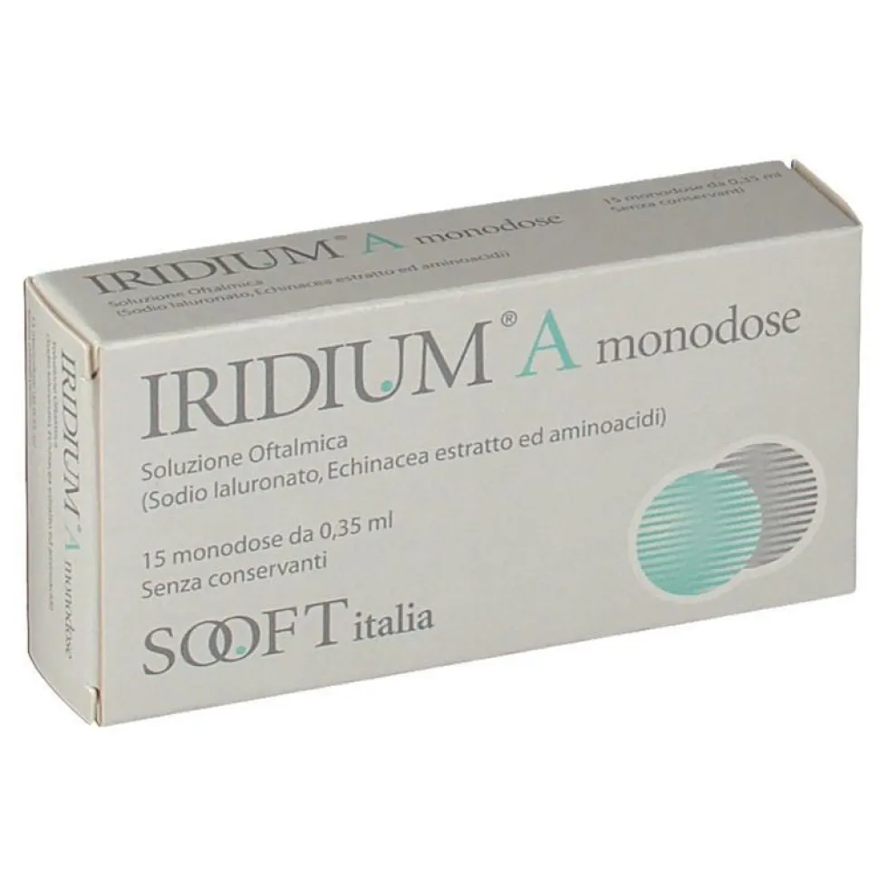SOOFT Iridium A Gocce Oculari 15 Flaconcini Da 0,35 ml