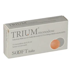 SOOFT Trium Monodose Gocce Oculari Soluzione Oftalmica, 15 Flaconcini