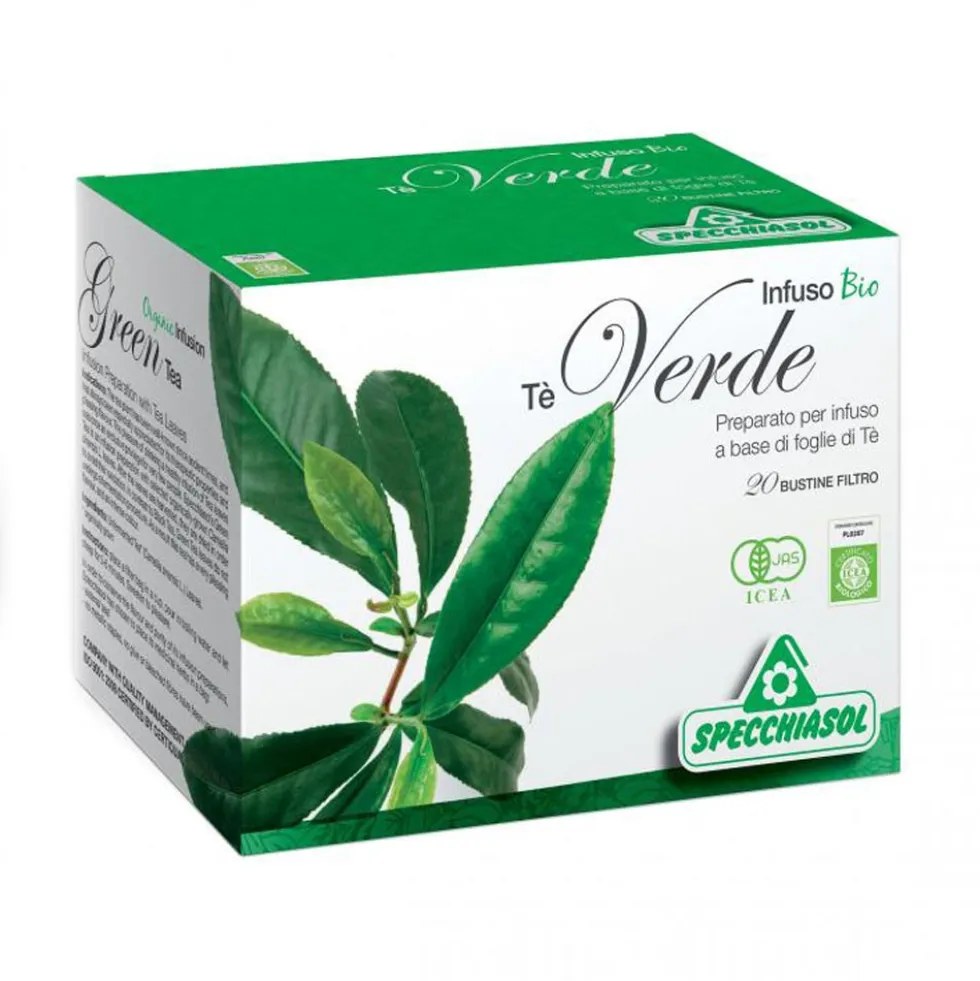 Specchiasol Infuso Bio Gusto Tè Verde, 20 filtri