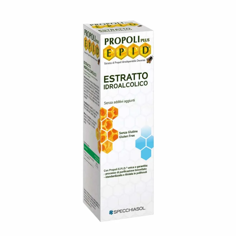Specchiasol Propoli Plus Epid - Integratore alimentare per le difese immunitarie, flacone da 30 ml