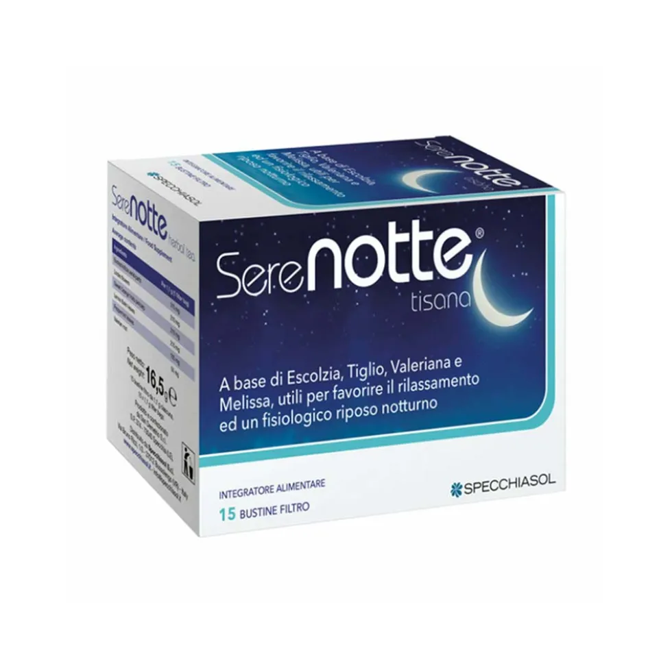 Specchiasol Serenotte Tisana Dolce Riposo 15 Bustine Filtro