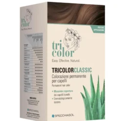 Specchiasol Tricolor Classic 8 Biondo Chiaro - Una tinta permanente senza ammoniaca, 2 applicazioni