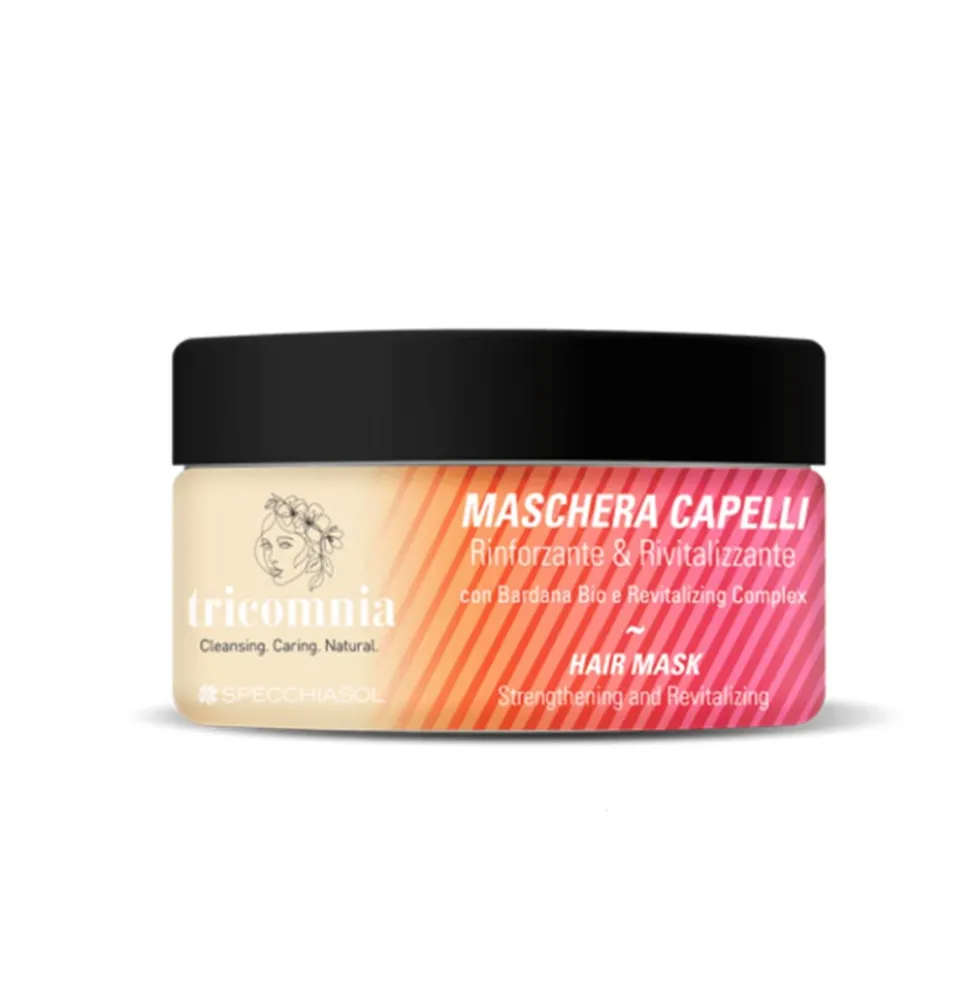 Specchiasol Tricomnia - Maschera Capelli Rinforzante e Rivitalizzante, 250ml