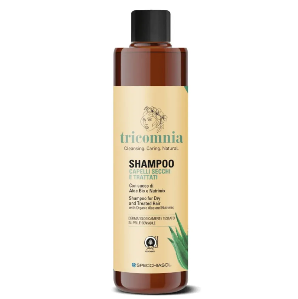 Specchiasol Tricomnia - Shampoo Capelli Secchi e Trattati, 250ml