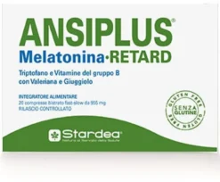 Stardea Ansiplus integratore retard - Integratore per il rilassamento e il sonno, 20 compresse