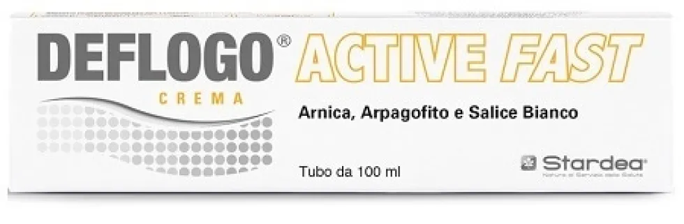 Stardea Deflogo - Crema eudermica Stardea ad azione lenitiva per il massaggio muscolare, 100 ml