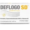 Stardea Deflogo SD - Integratore senza lattosio per il microcircolo e il drenaggio, 20 compresse