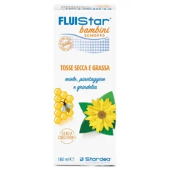 Stardea Fluistar bambini - Sciroppo per la tosse secca e grassa, sciroppo 180 ml Fluistar