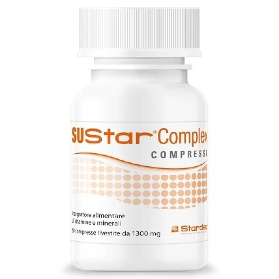 Stardea Sustar Complex - Integratore Stardea ricostituente con vitamine e minerali, 60 compresse