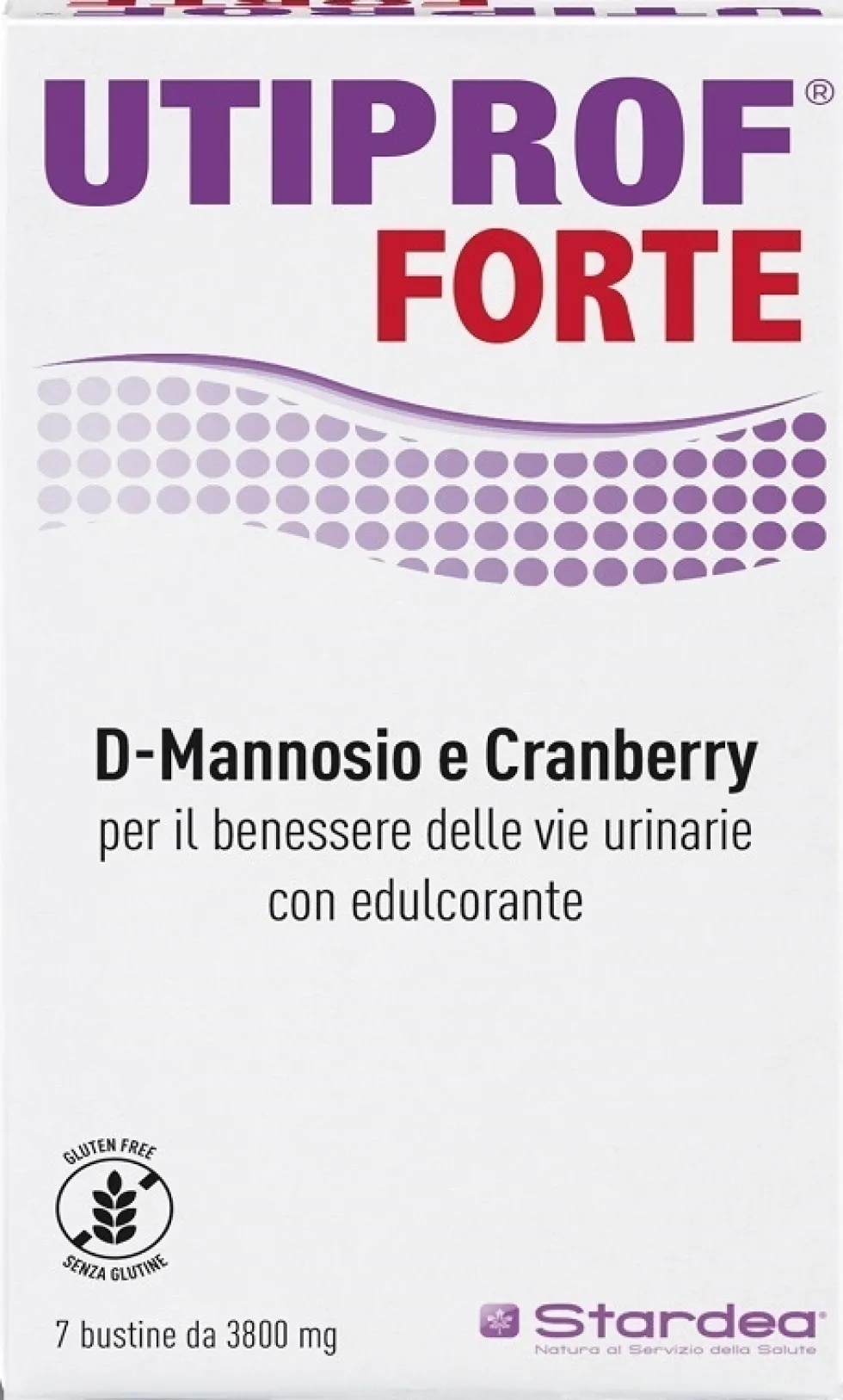 Stardea Utiprof Forte 7 bustine - Integratore per il benessere delle vie urinarie, 26,6 g
