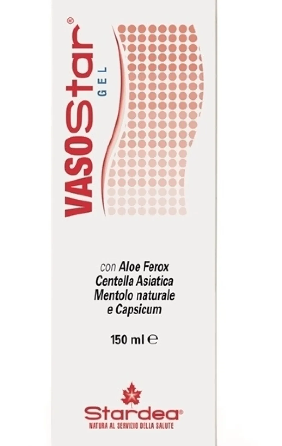 Stardea Vasostar - Stardea gel aloe defaticante per il microcircolo e le gambe pesanti, 150 ml