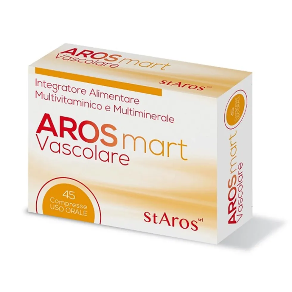 StAros AROSmart Vascolare Integratore Multivitaminico Multiminerale,45 Compresse